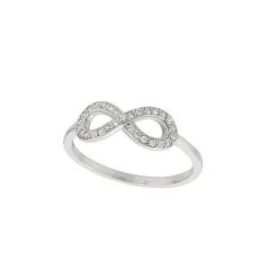 DIAMOND INFINITY RING 14K GOLD (0.15 CTW)