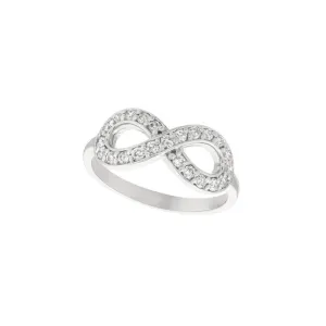 DIAMOND INFINITY RING 14KGOLD (0.5 CTW)