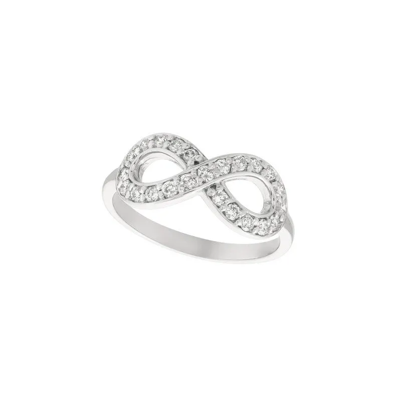 DIAMOND INFINITY RING 14KGOLD (0.5 CTW)