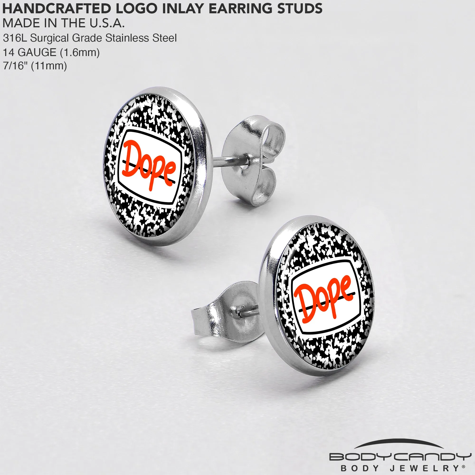 Dope Composition Notebook Stud Earrings