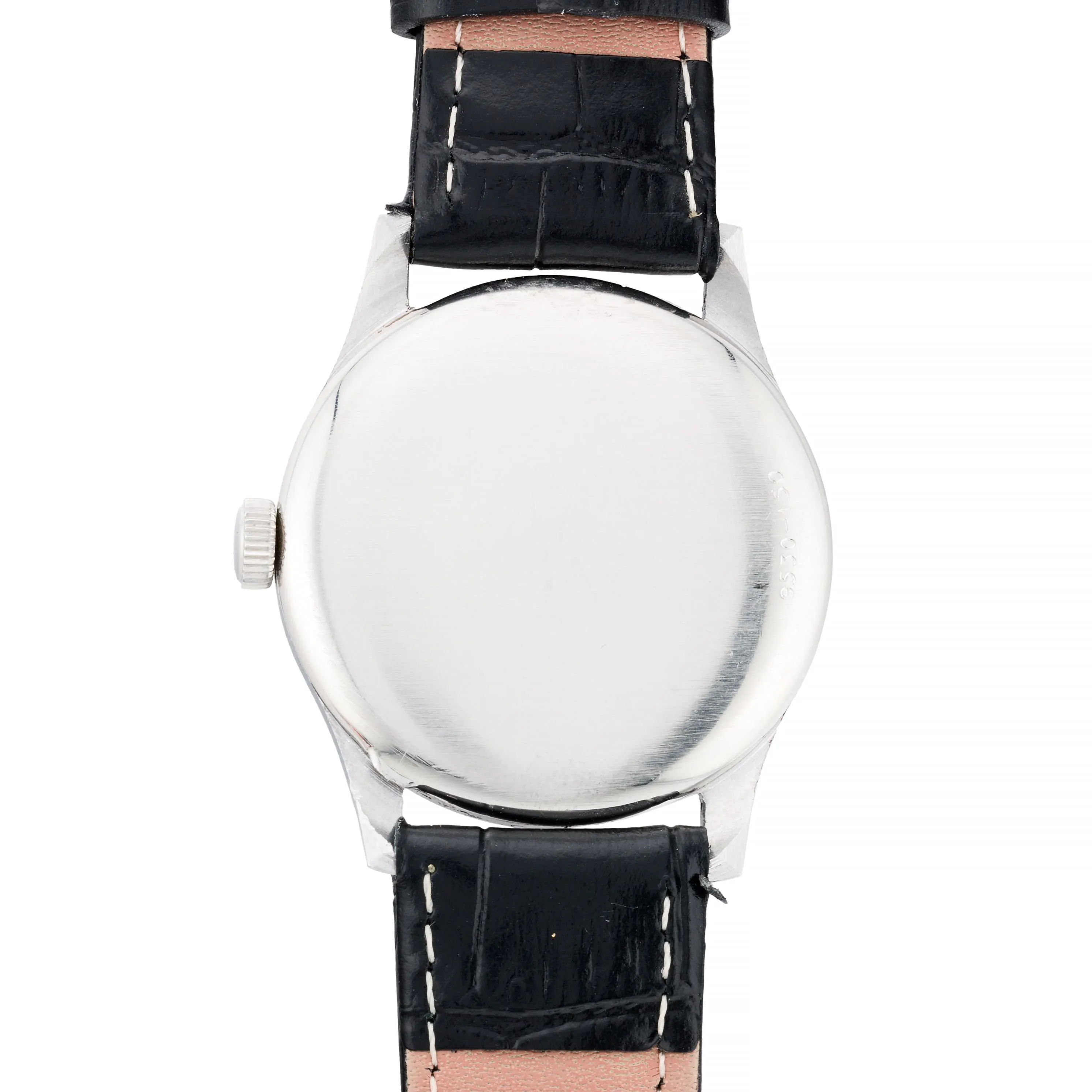 E. Gubelin Art Deco Sweep Seconds Fancy Gilt Dial Mens Dress Wrist Watch