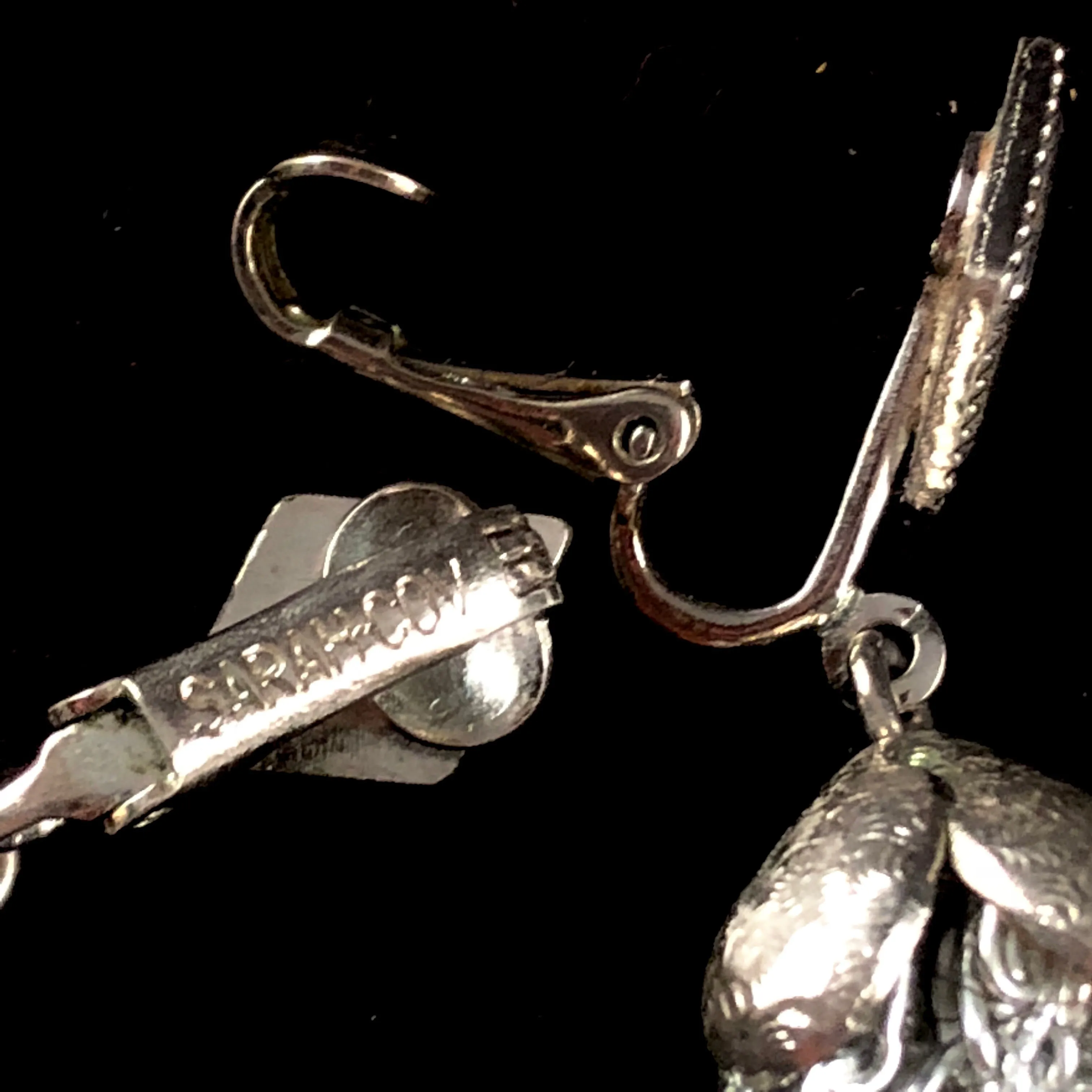 Early 1960's Sarah Coventry Silvery Cascade Earrings