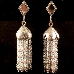 Early 1960's Sarah Coventry Silvery Cascade Earrings