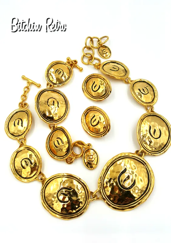 Elizabeth Taylor for Avon Vintage "Gold Coast Collection" Jewelry Set