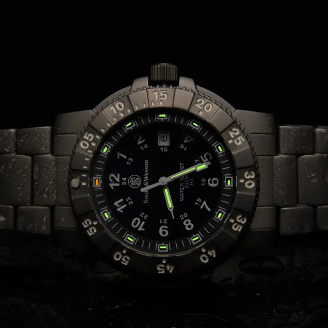 Executive Watch -Tritium, 45 mm, Titanium, Blk face, t-usa