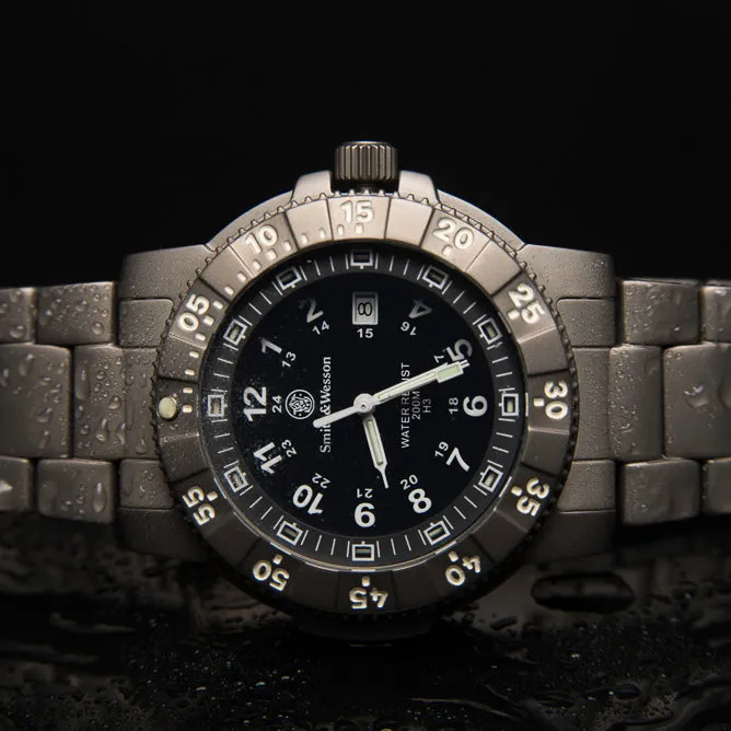 Executive Watch -Tritium, 45 mm, Titanium, Blk face, t-usa