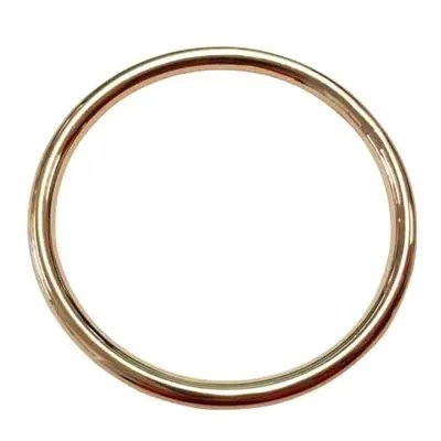 FABIENNE Plain Metal Bangle - Gold