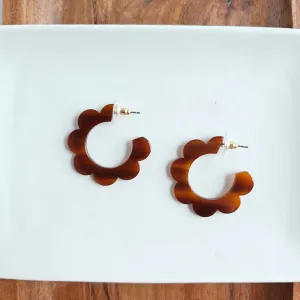 Flora Hoops - Walnut