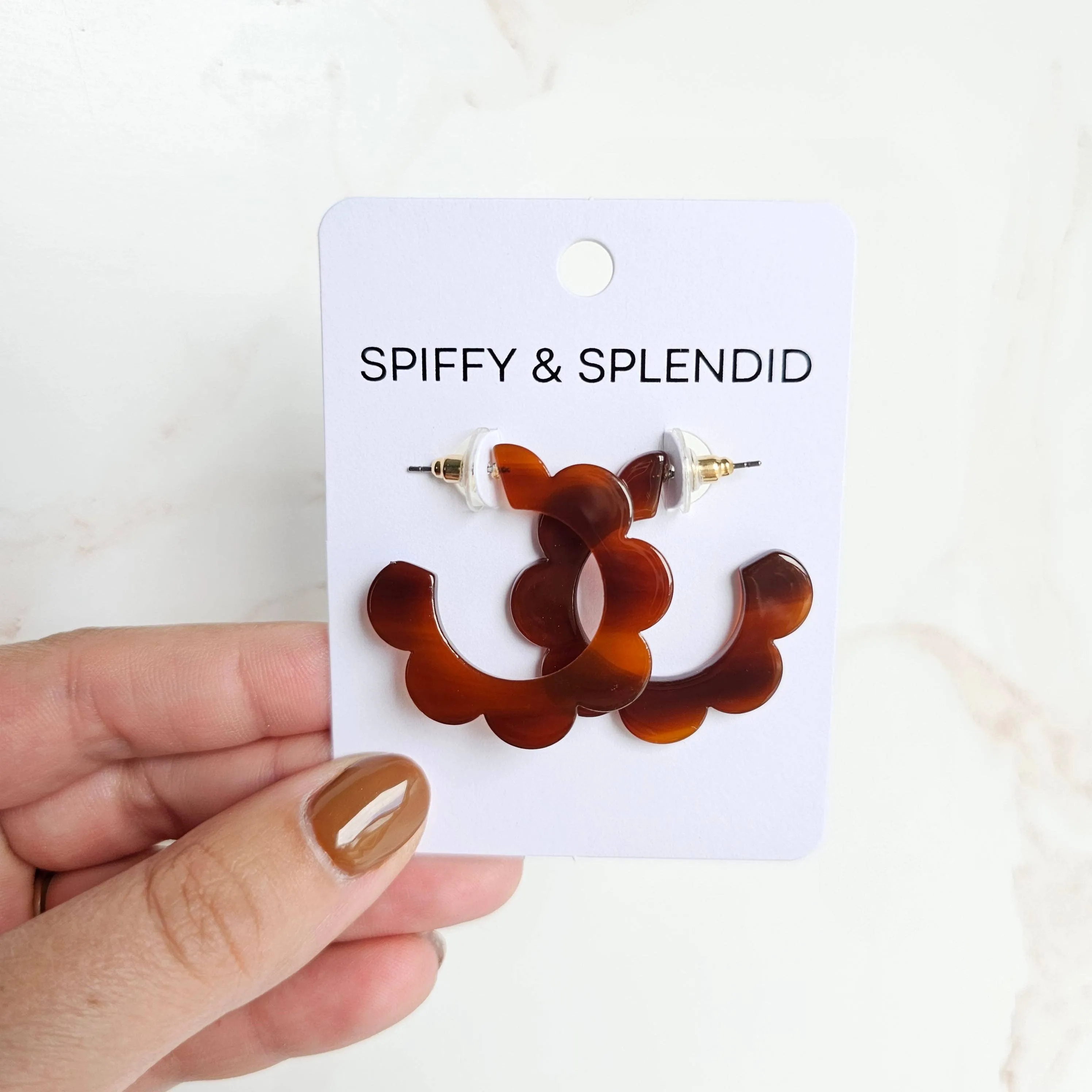 Flora Hoops - Walnut