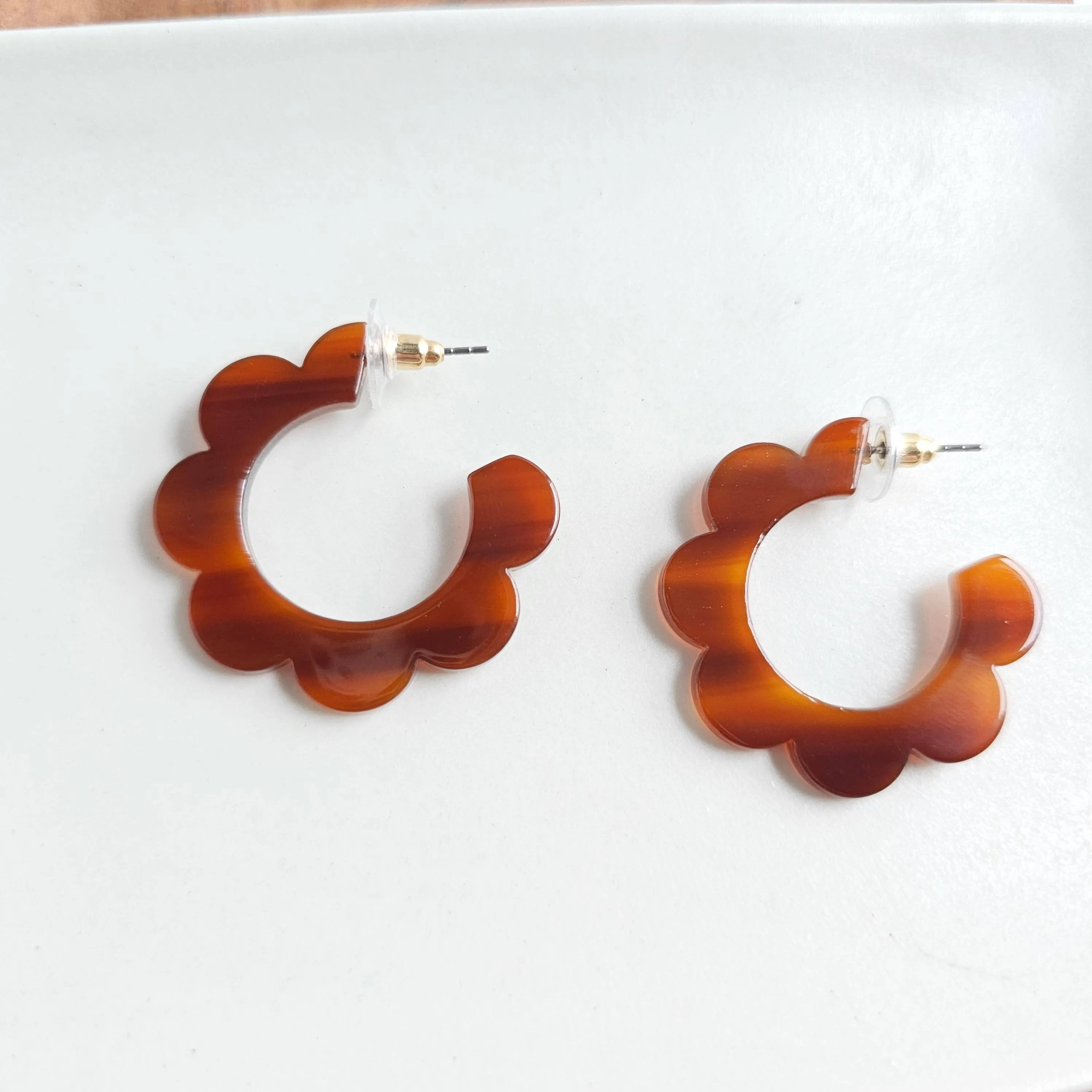 Flora Hoops - Walnut