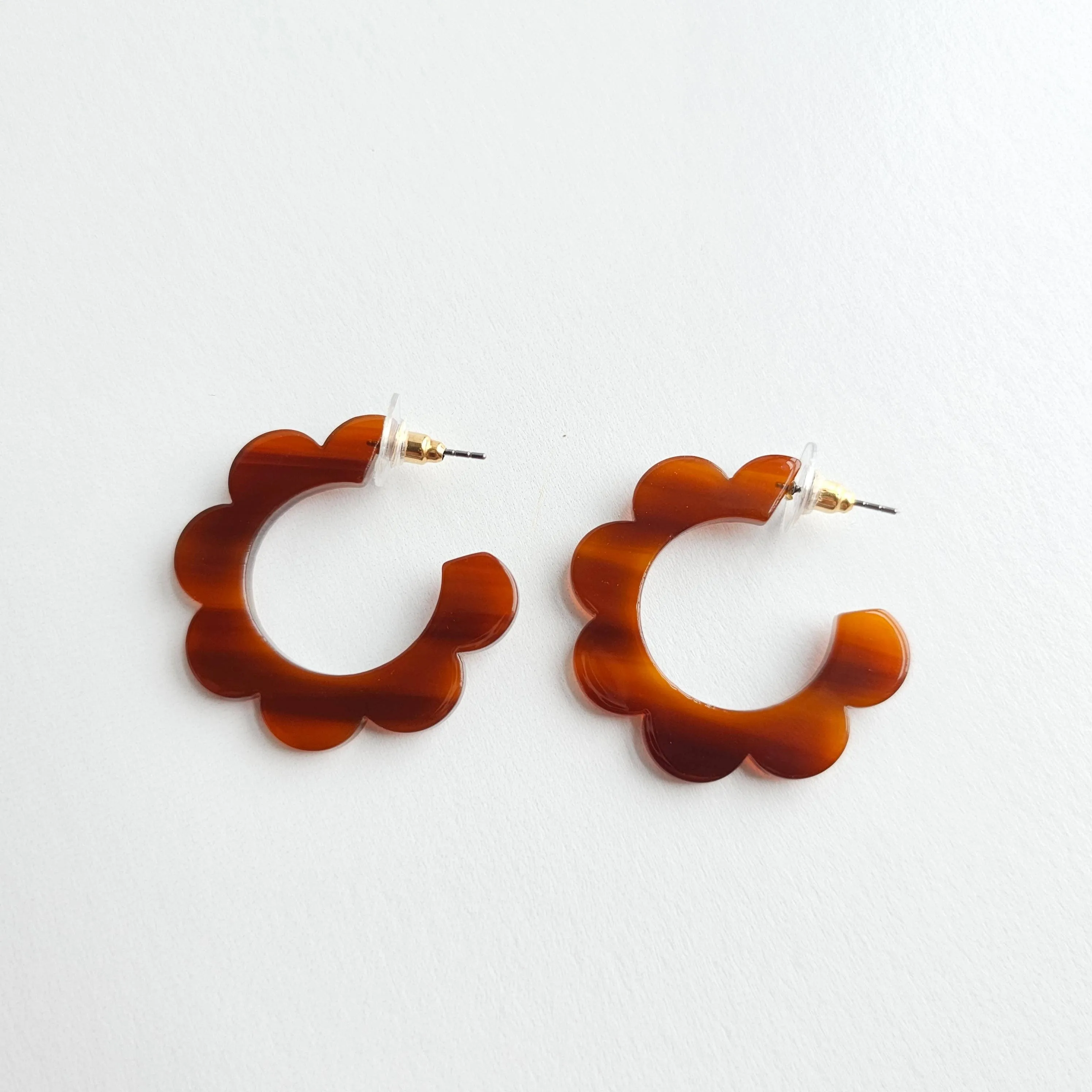 Flora Hoops - Walnut