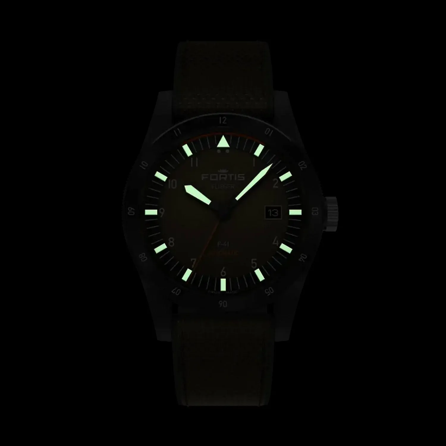 Fortis Flieger F-41 WERK 7 Tactical Green Limited Edition Automatic – F4220031