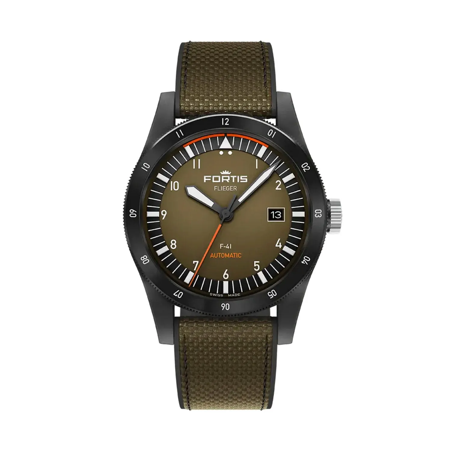 Fortis Flieger F-41 WERK 7 Tactical Green Limited Edition Automatic – F4220031