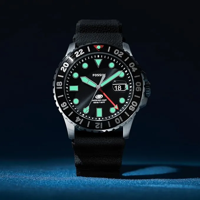 Fossil Blue GMT Gents - Adventurous Dive Watch
