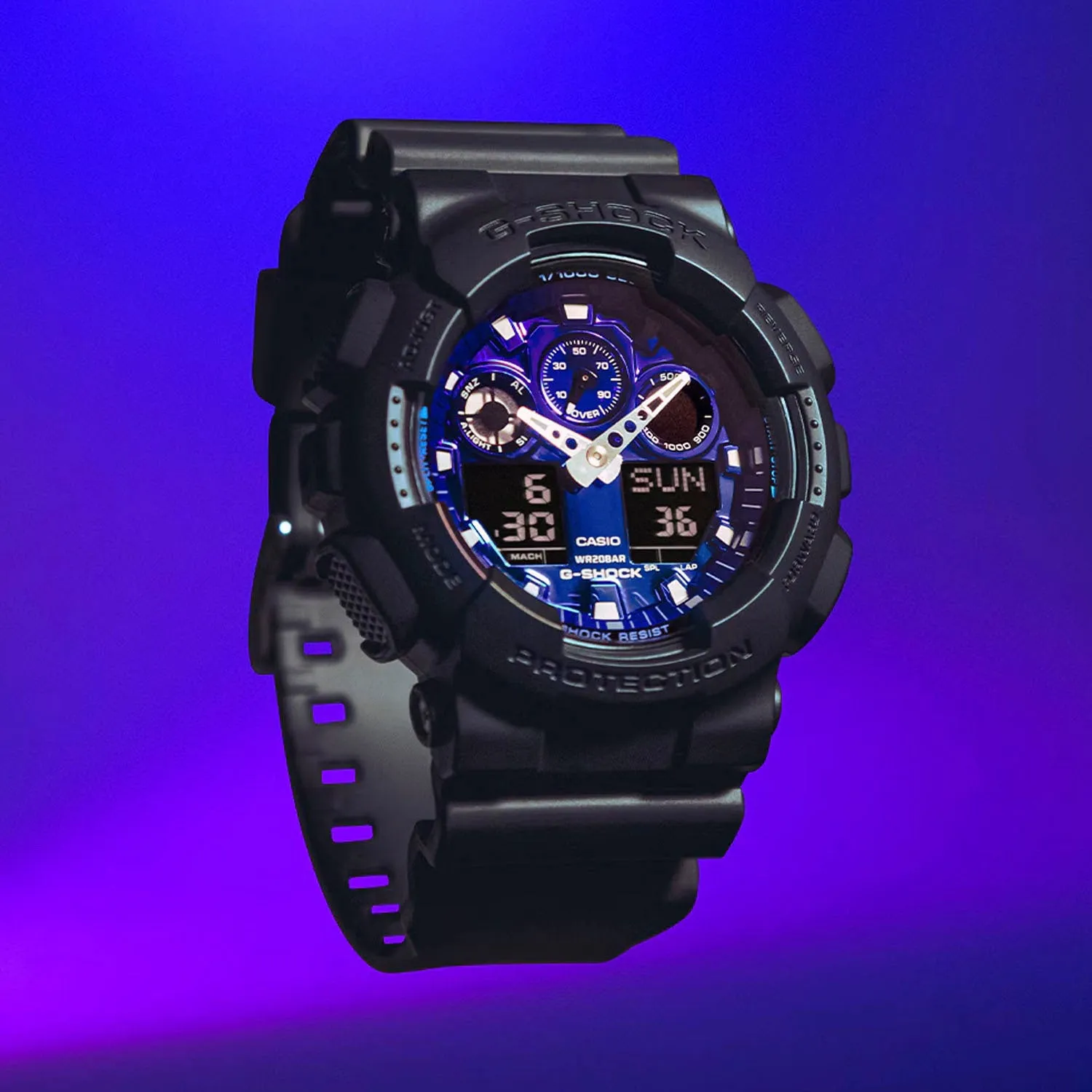 G-Shock Analog-Digital Quartz – GA100FL-1A