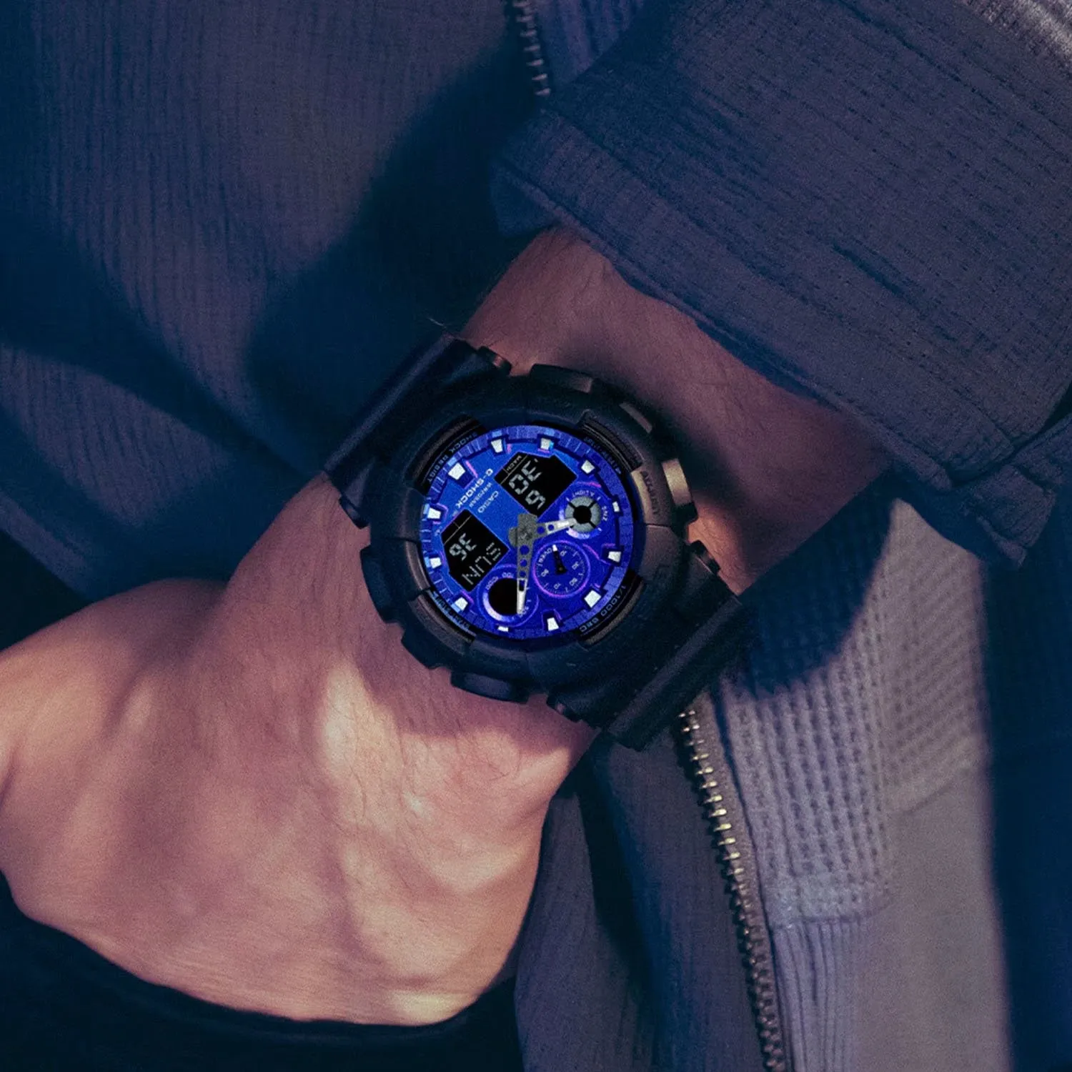 G-Shock Analog-Digital Quartz – GA100FL-1A