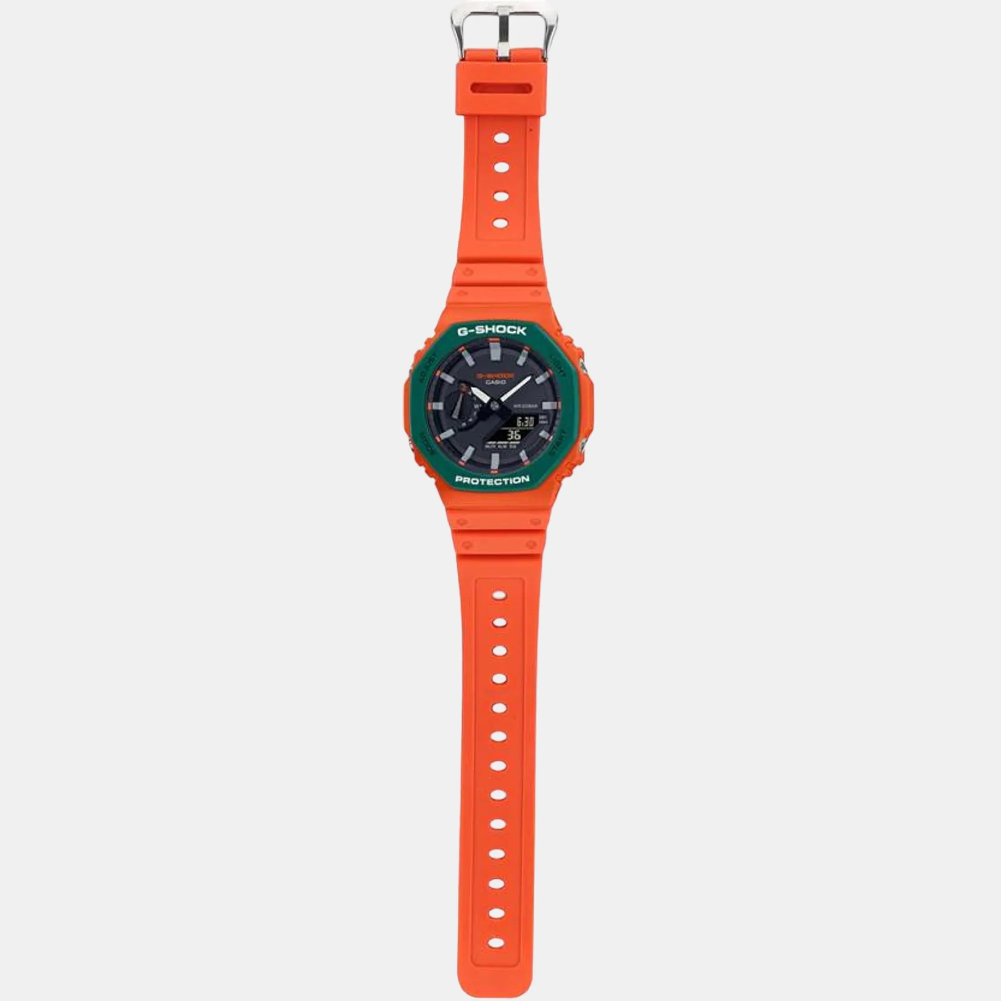 G-Shock Men's Black Dial Analog-Digital Resin Watch G1299 - GA-2110SC-4ADR