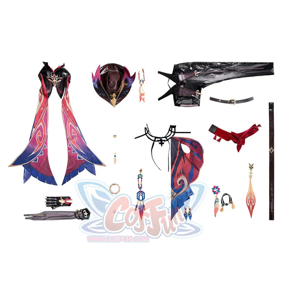 Genshin Impact Chasca Cosplay Costume C09254  AA