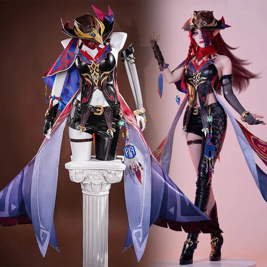 Genshin Impact Chasca Cosplay Costume C09254  AA