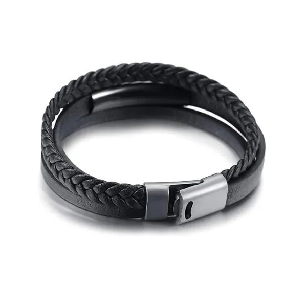 Genuine Leather  Queen and King Couple Bracelets