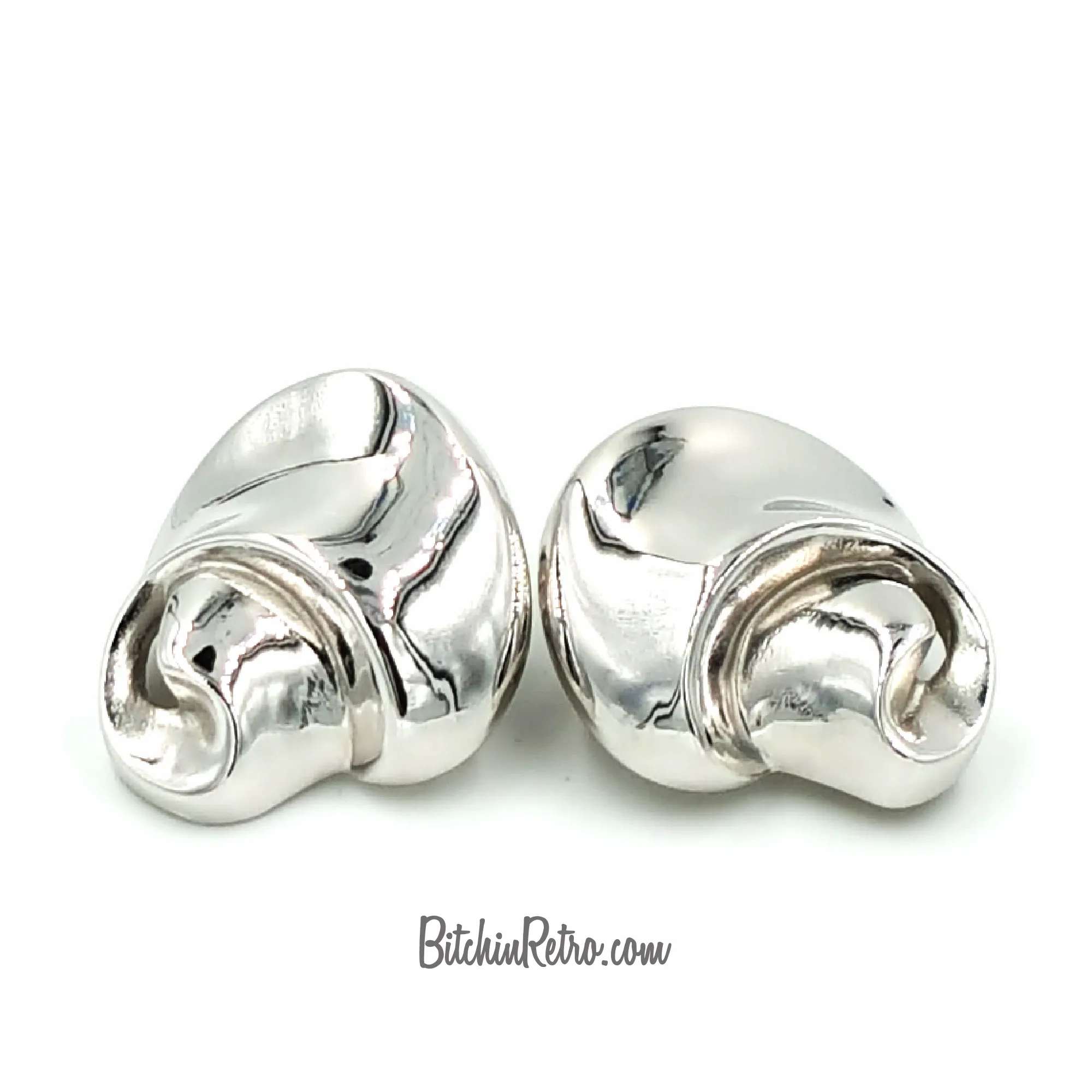 Givenchy Vintage Earrings With Mid Century Modern Style and Abstract Design