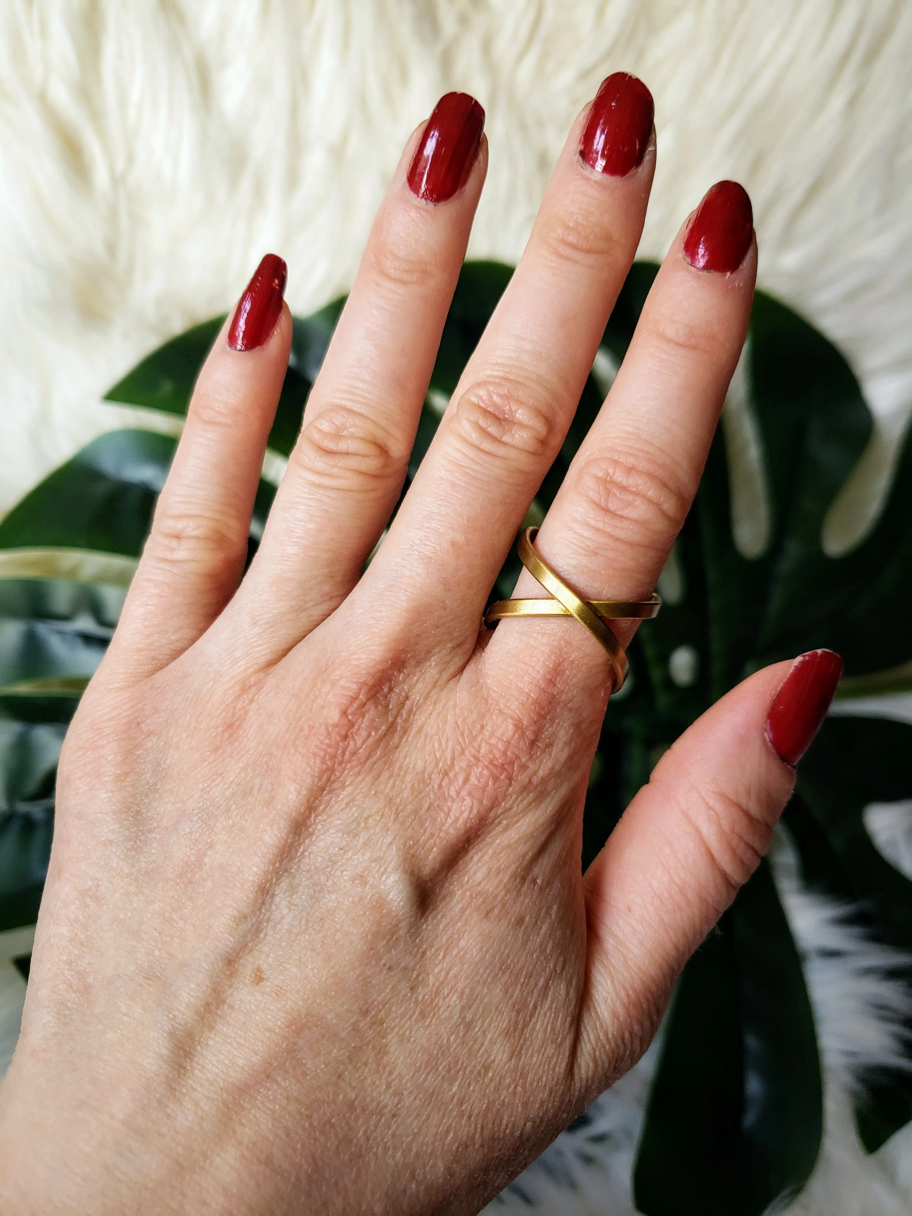 Gold Infinity Ring