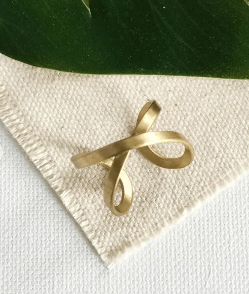 Gold Infinity Ring