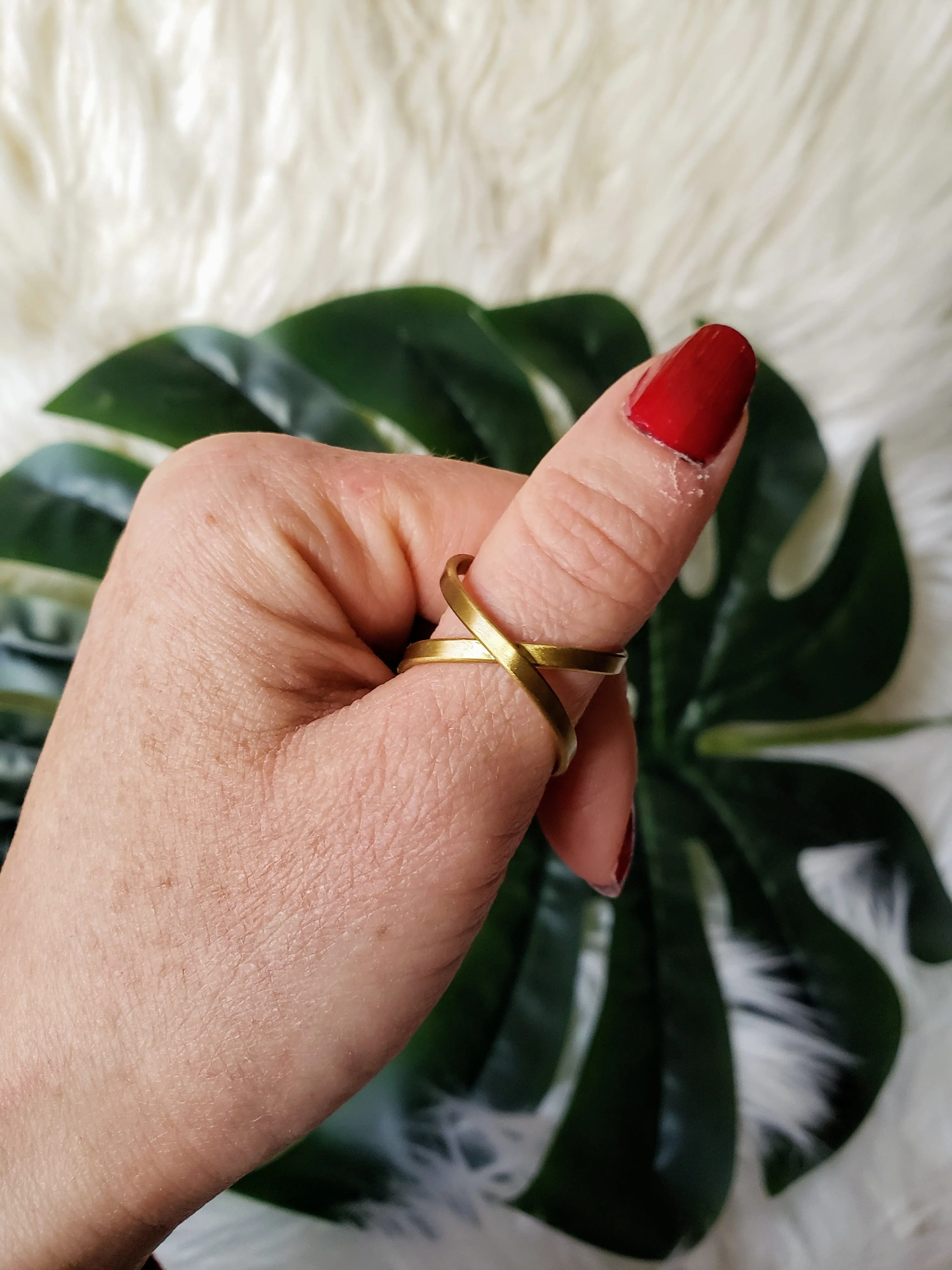 Gold Infinity Ring