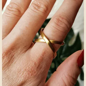 Gold Infinity Ring