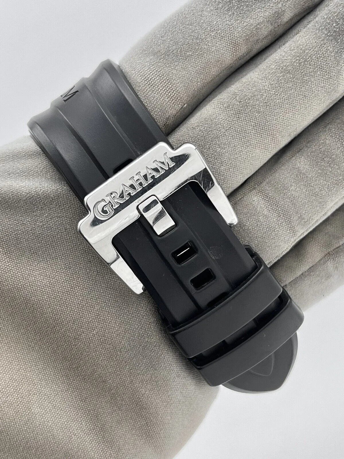 Graham Chronofighter Oversized GMT 47mm Automatic Black Dial - Box And Papers