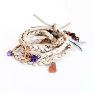 Greyge Wrap Around Bracelet