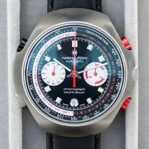 HAMILTON American Classic Chrono-Matic 50 Watch H516160 Limited Edition Automatic Wristwatch - ALL Original Box & Papers!