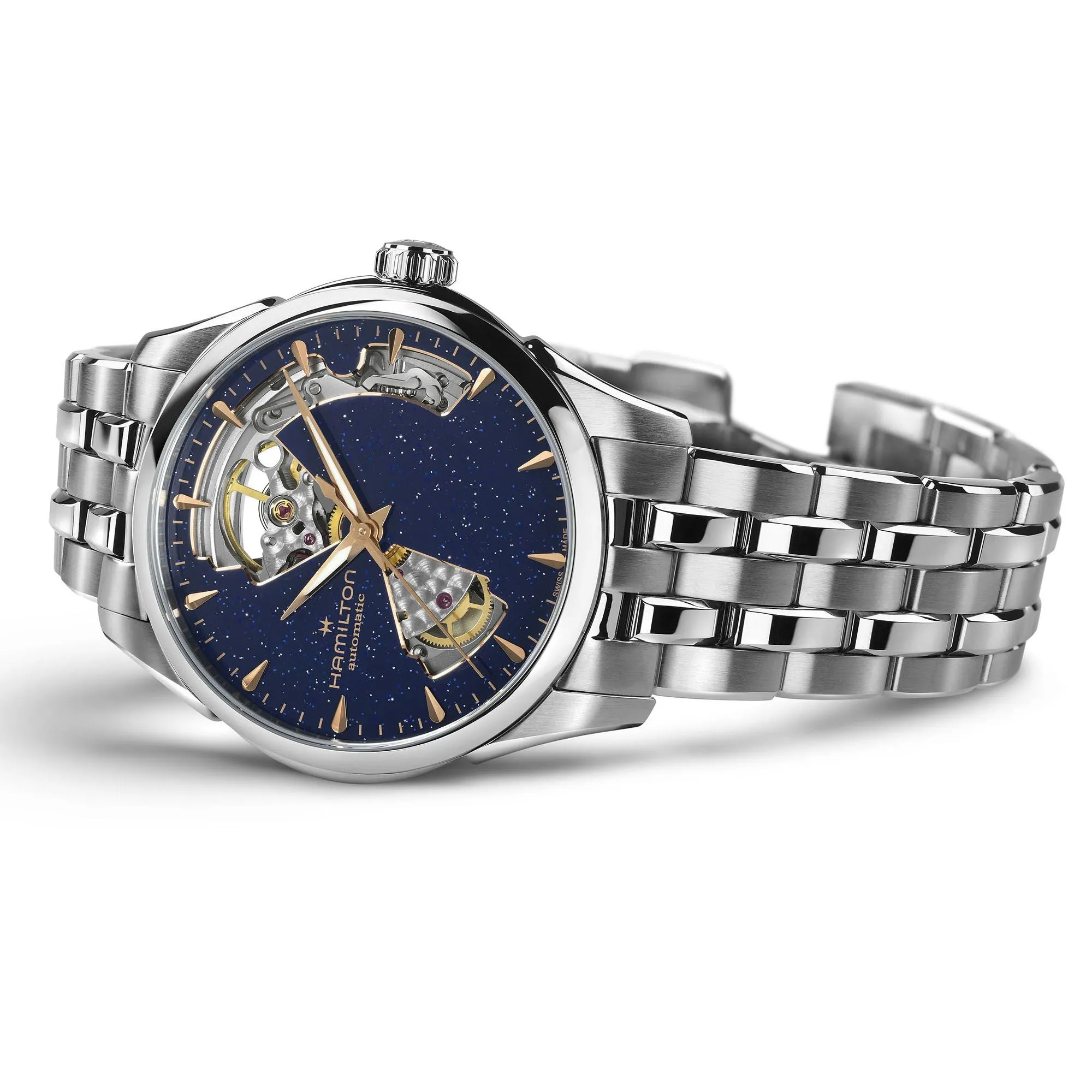 Hamilton Jazzmaster Open Heart Lady Auto 36mm -Blue