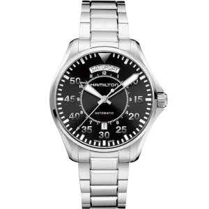 Hamilton Khaki Aviation Pilot Day Date Auto on Bracelet