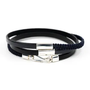 Hand-knotted Triple Wrap Bracelet