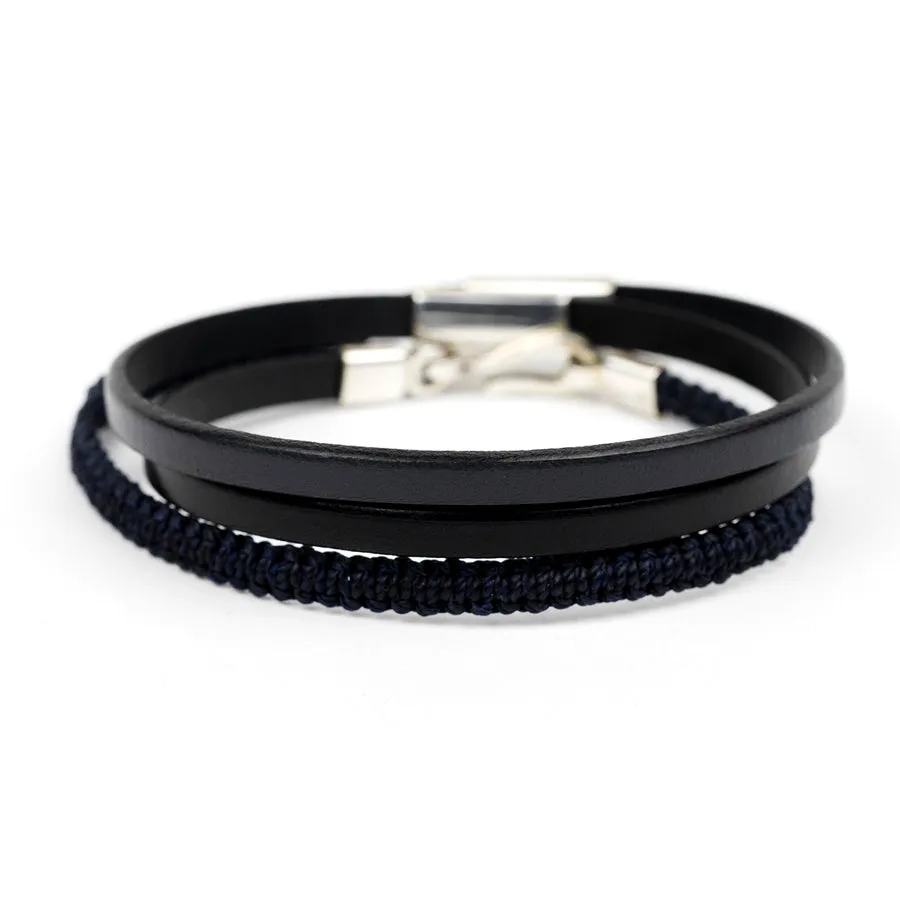 Hand-knotted Triple Wrap Bracelet