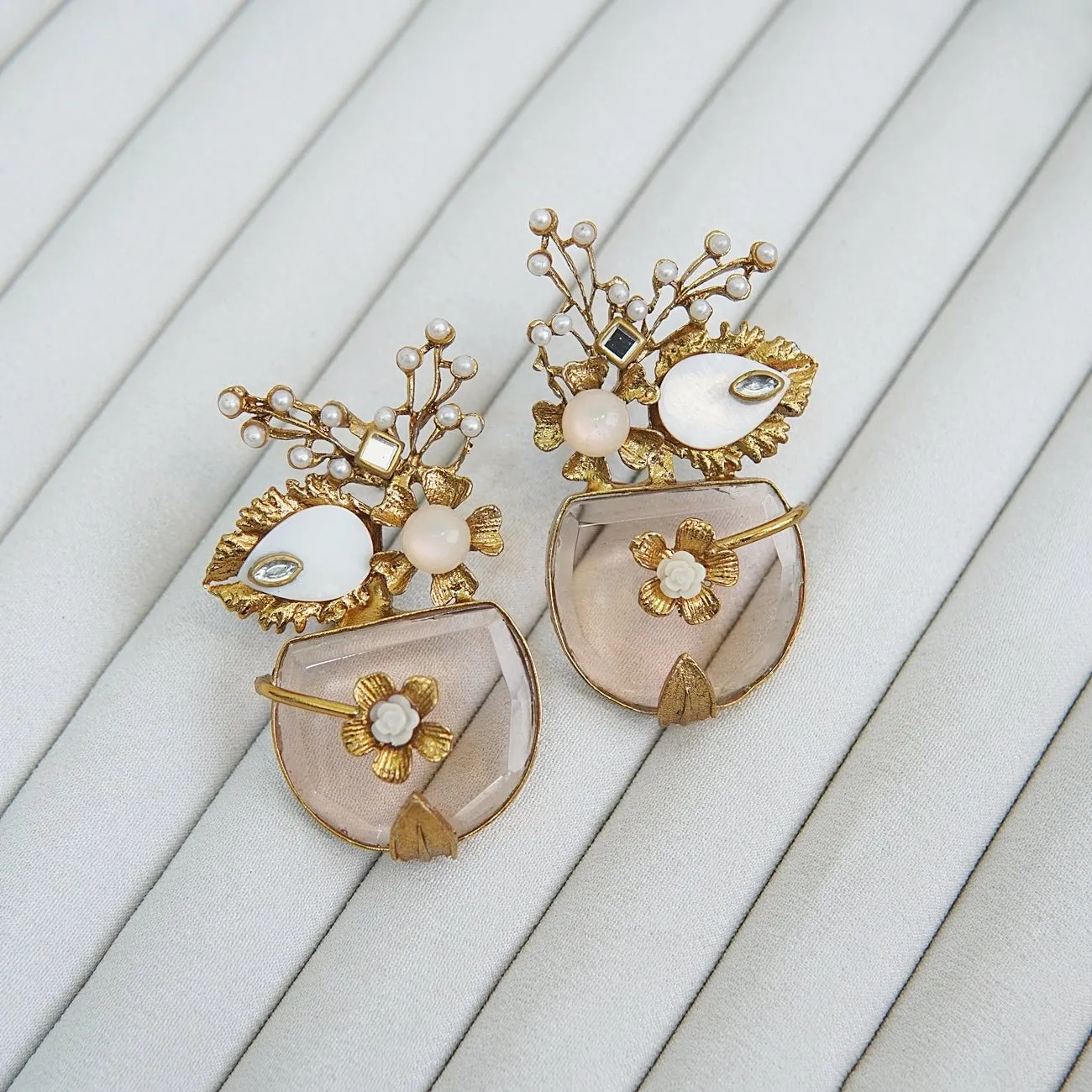 Handcrafted Semi-Gemstone Turkish Earrings