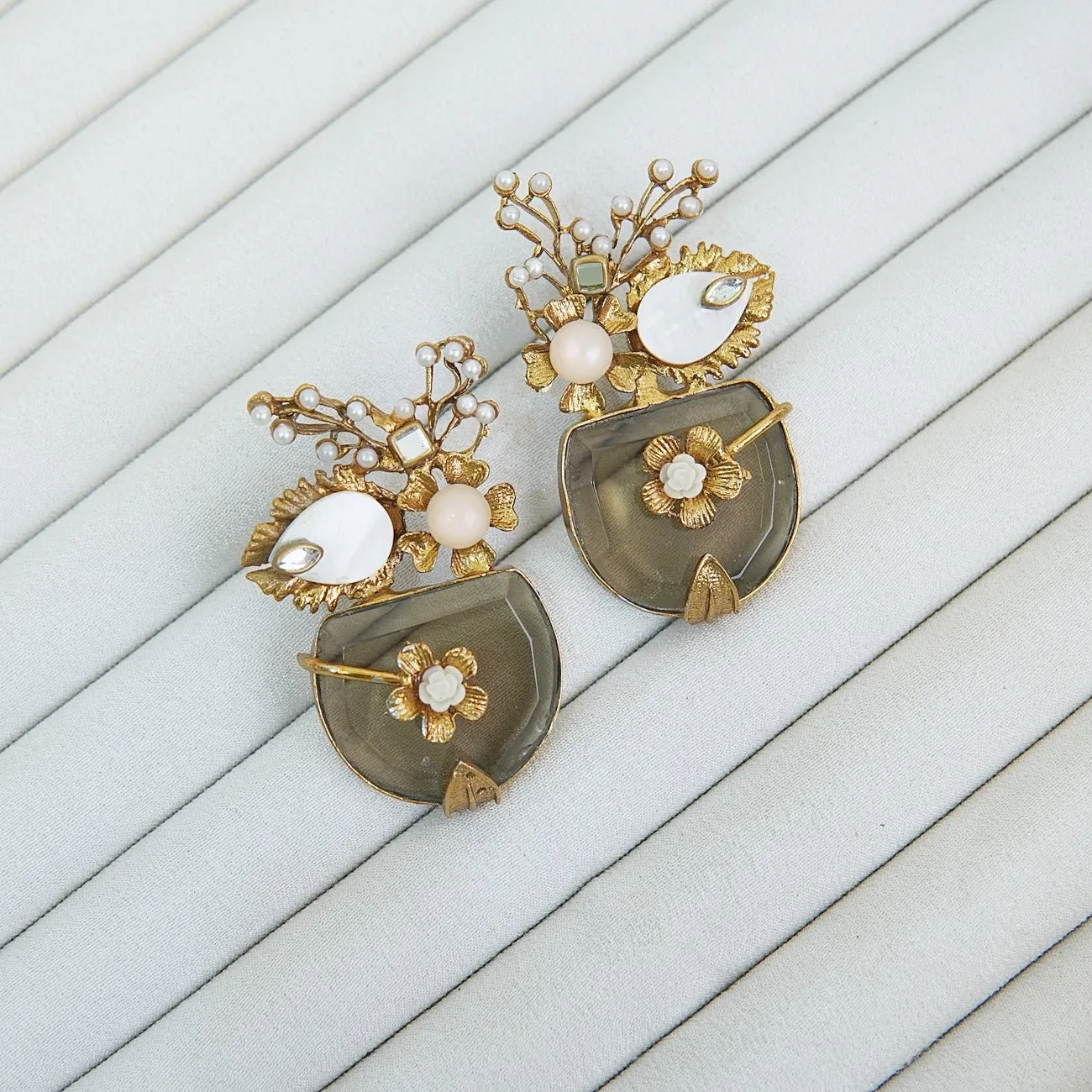 Handcrafted Semi-Gemstone Turkish Earrings