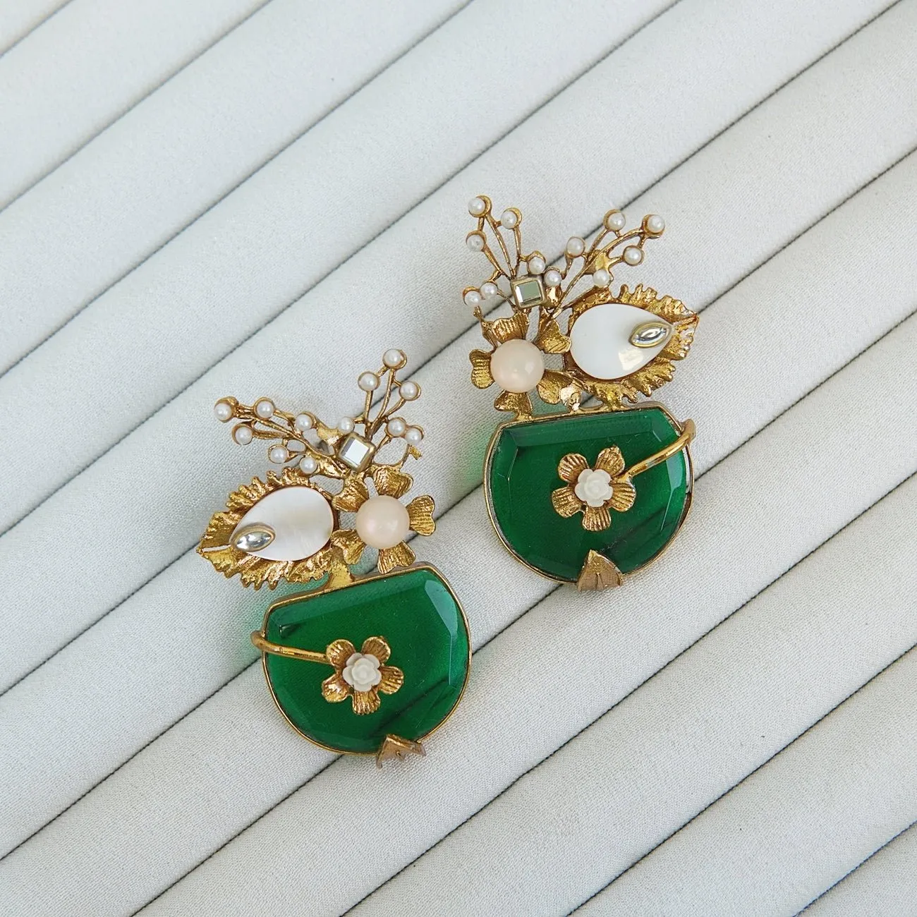 Handcrafted Semi-Gemstone Turkish Earrings