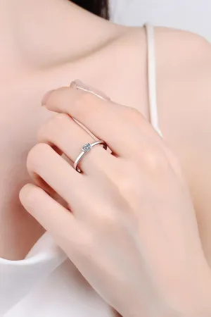 Hazel Blues® | Heart-Shaped Moissanite Solitaire Ring