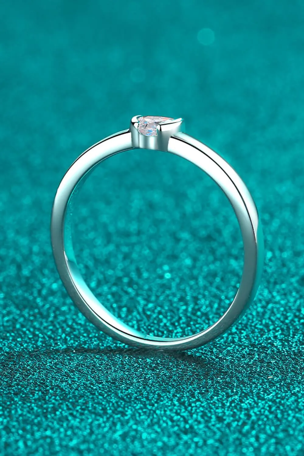 Hazel Blues® | Heart-Shaped Moissanite Solitaire Ring