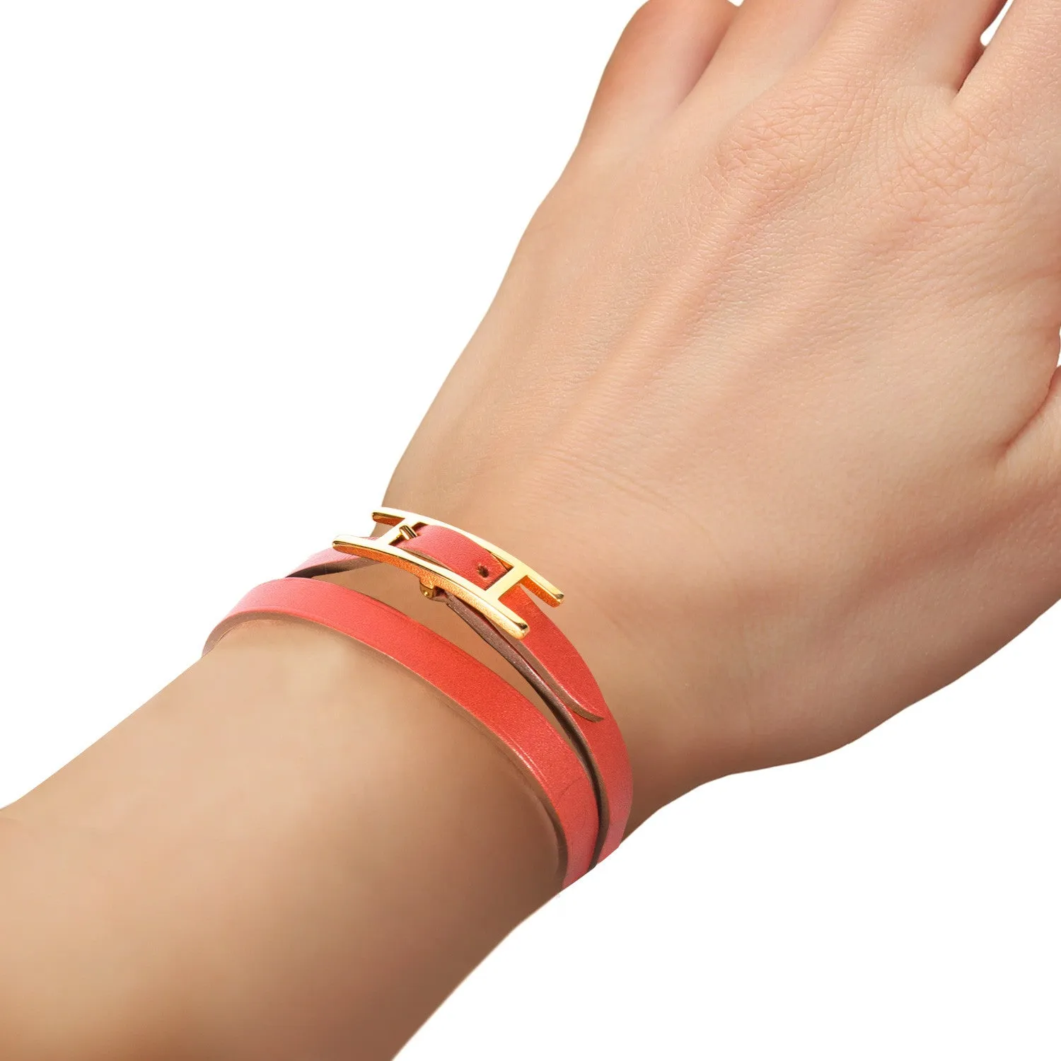 Hermes Behapi Double Tour Bracelet