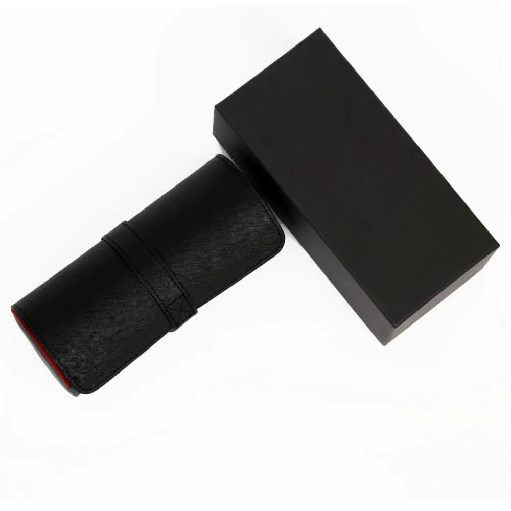 HQ 3 Slot Travel Watch Case Roll Black