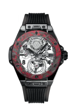 Hublot Big Bang Tourbillon Automatic Black Sapphire Las Vegas Boutique, 45mm, Ref# 419.JBV.0113.RT.LVB23
