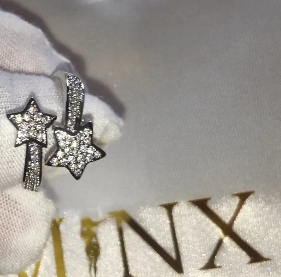 Iced out ring | Star Ring | Diamond Star Ring | Star Shaped ring | star rings | Iced Out Star Ring | Stackable Ring | Resizable Ring