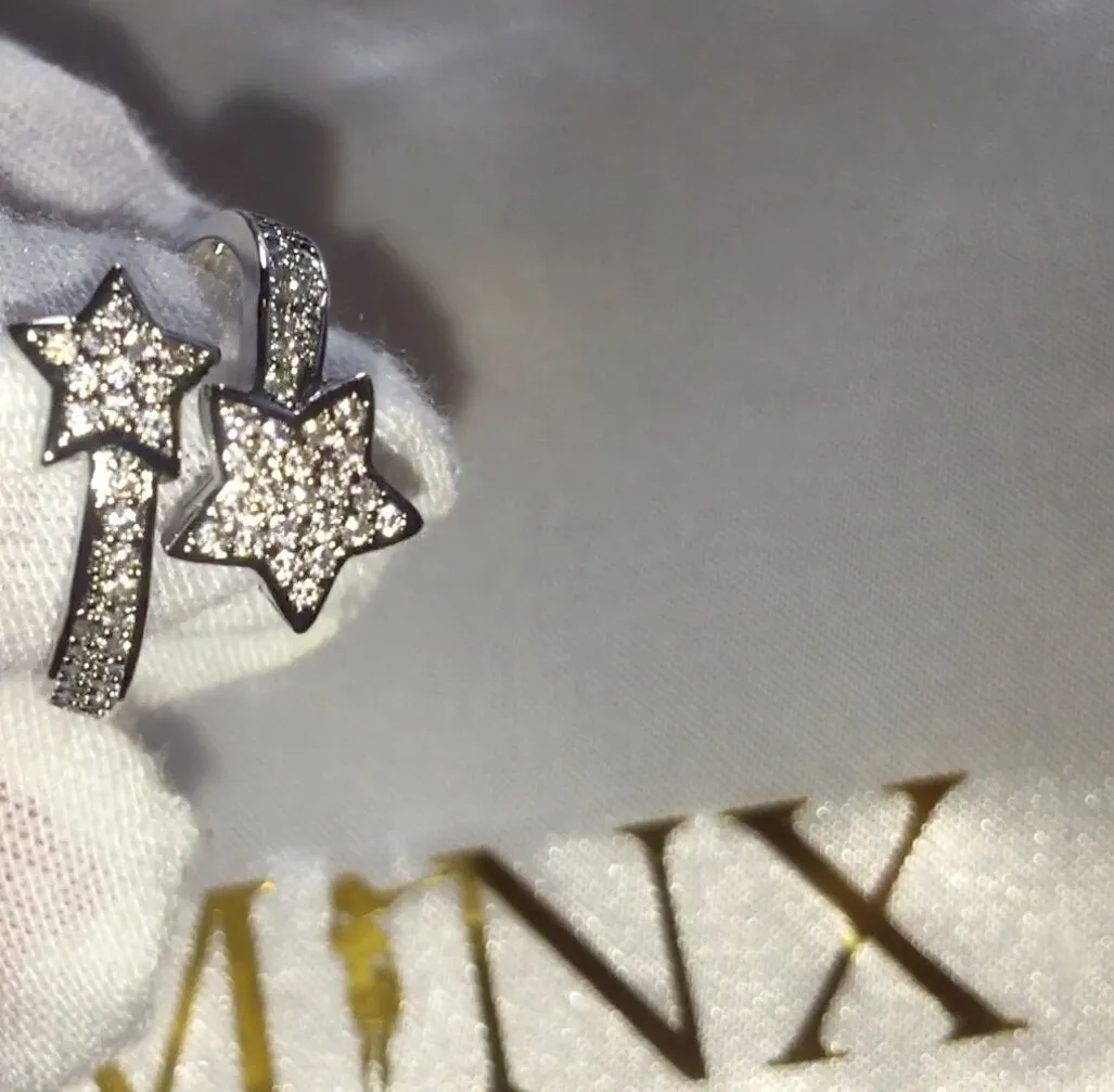 Iced out ring | Star Ring | Diamond Star Ring | Star Shaped ring | star rings | Iced Out Star Ring | Stackable Ring | Resizable Ring