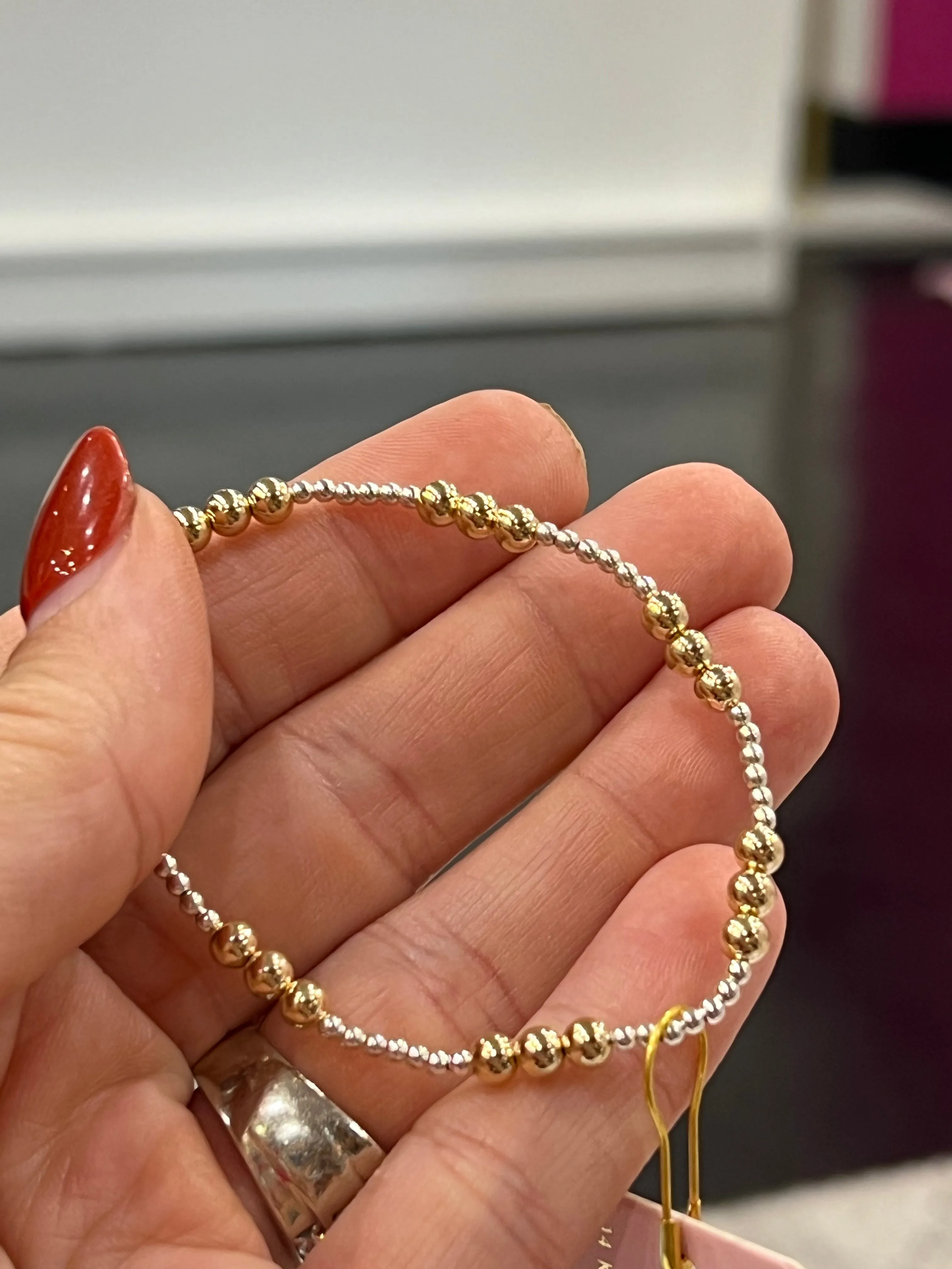 ILY Mixed Metal Bracelets