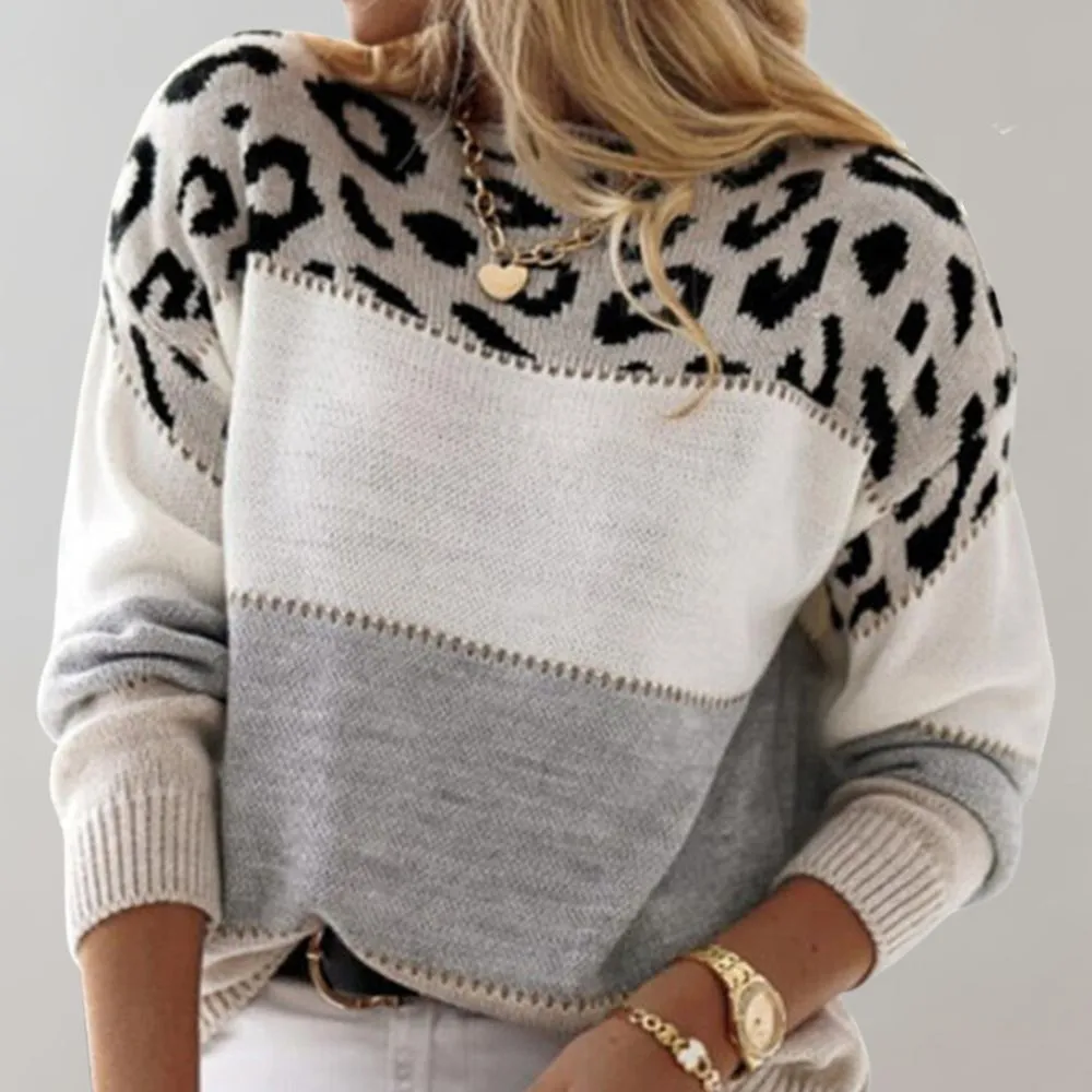 Ina -  Leopard Print Sweater