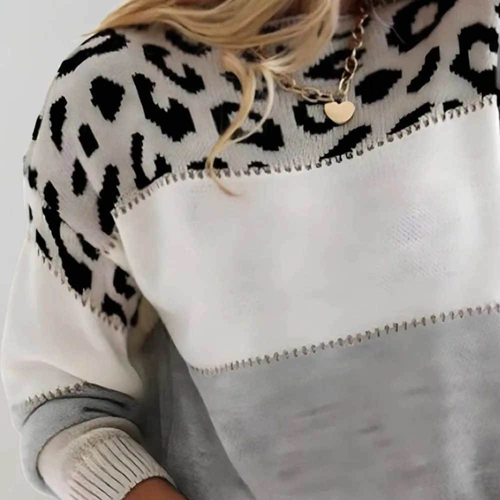 Ina -  Leopard Print Sweater