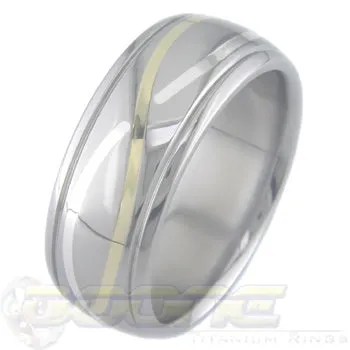 Infinity Gold and Silver Inlays with Accents